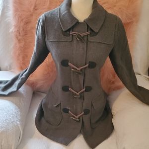 Banana Republic Wool Toggle Pea Coat Size M